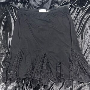 Nine West Midi Long Black Skirt